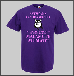 Malamute Mummy T Shirt